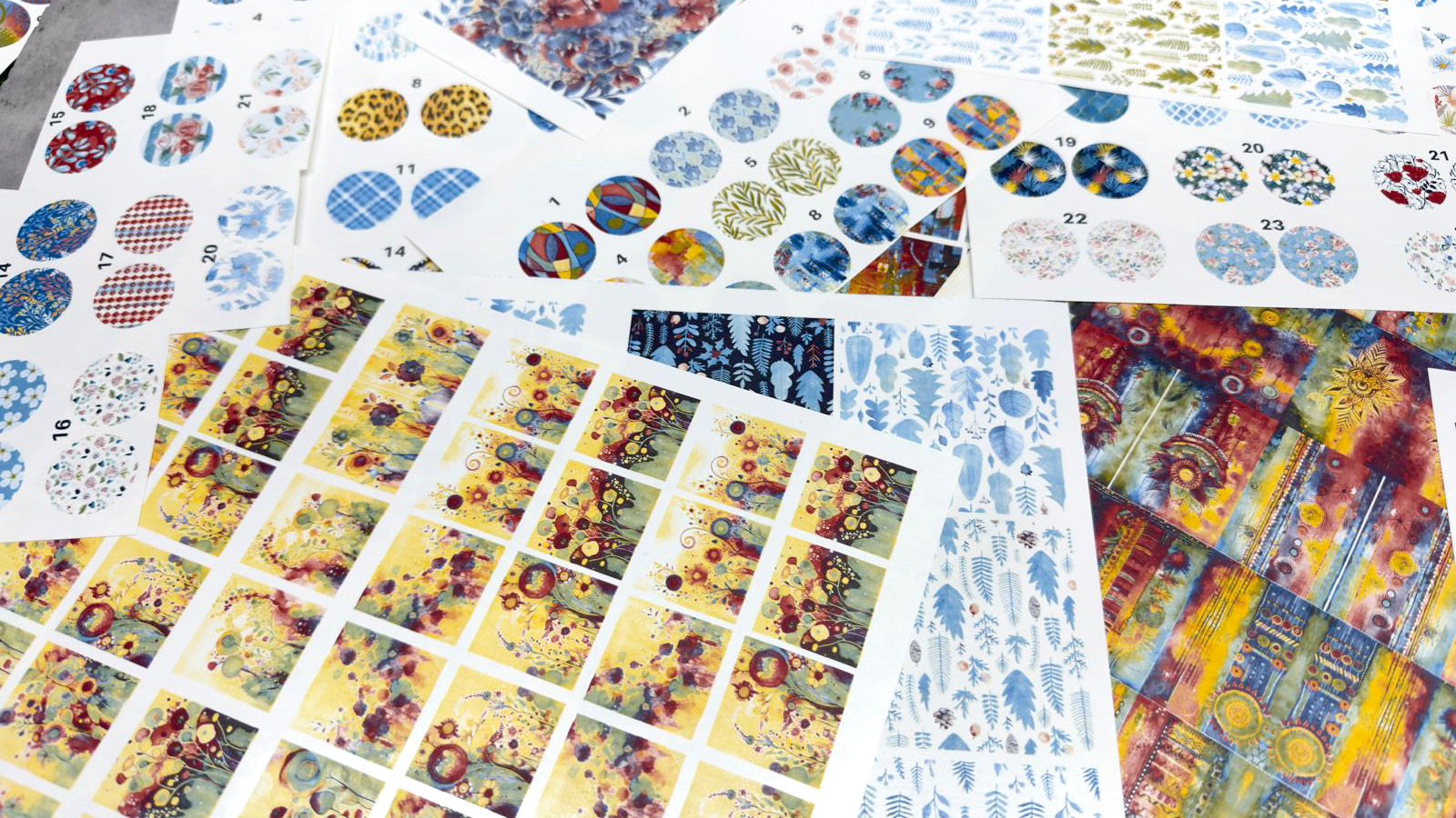 Water Slide Decals for Enameling, Ceramic & Glass