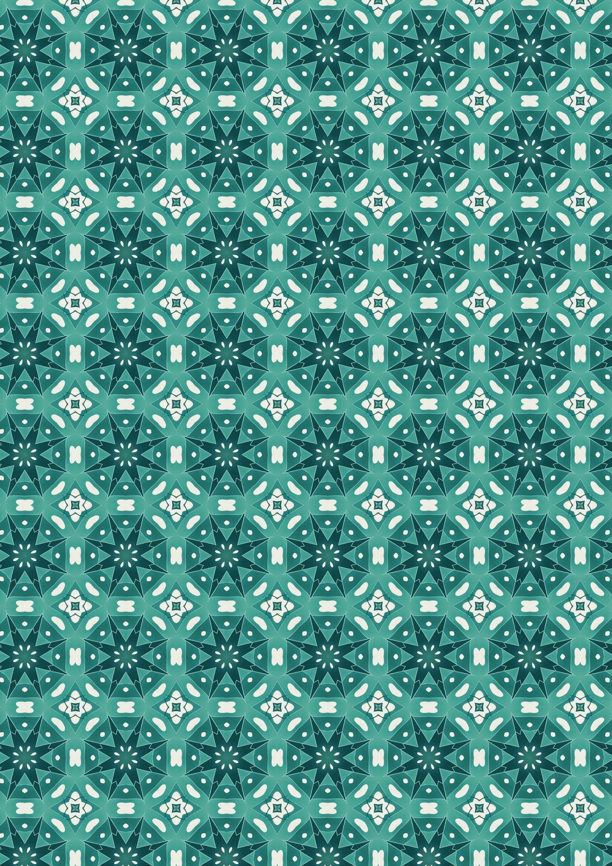 Decals, Teal Medallion Background Ceramic decals - Enamel Decal - Fusible Decal - Glass Fusing Decal ~ Waterslide Decal 10017