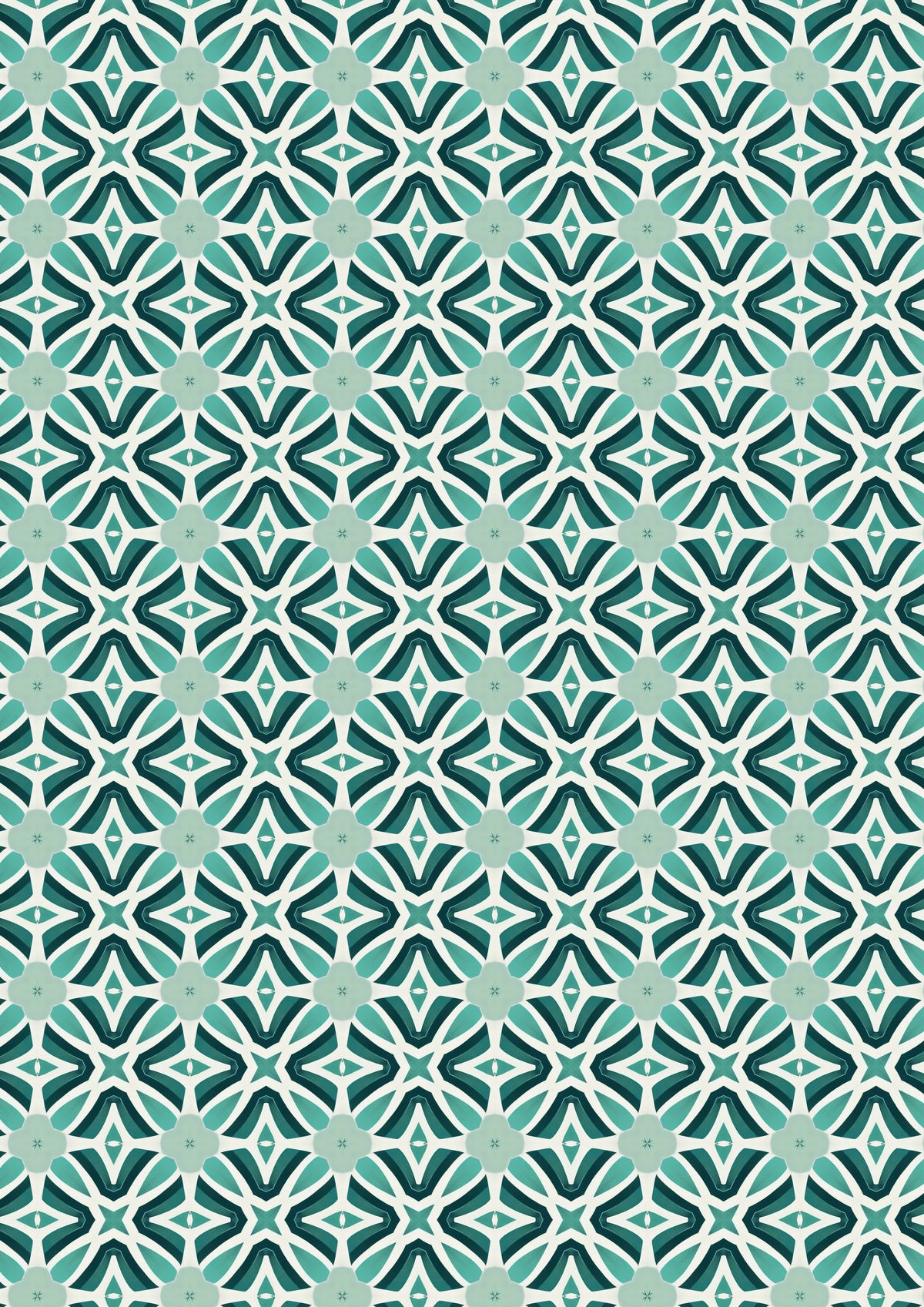 Decals, Teal Geometric Background Ceramic decals - Enamel Decal - Fusible Decal - Glass Fusing Decal ~ Waterslide Decal 10018
