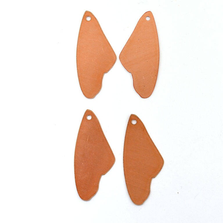 Copper Blanks - 14# Wing Copper Blanks 24g Gauge, Solid