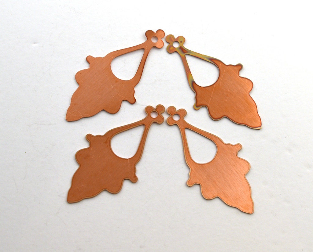 Copper Blanks - 67# Ethnic copper blank , stamped enamel , solid copper, stamping blank, personalized copper blank, raw copper