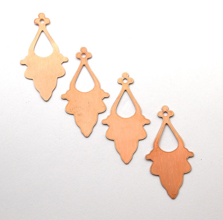 Copper Blanks - 67# Ethnic Copper ,stamped solid copper, round stamping blank, personalized ,copper blank, raw copper