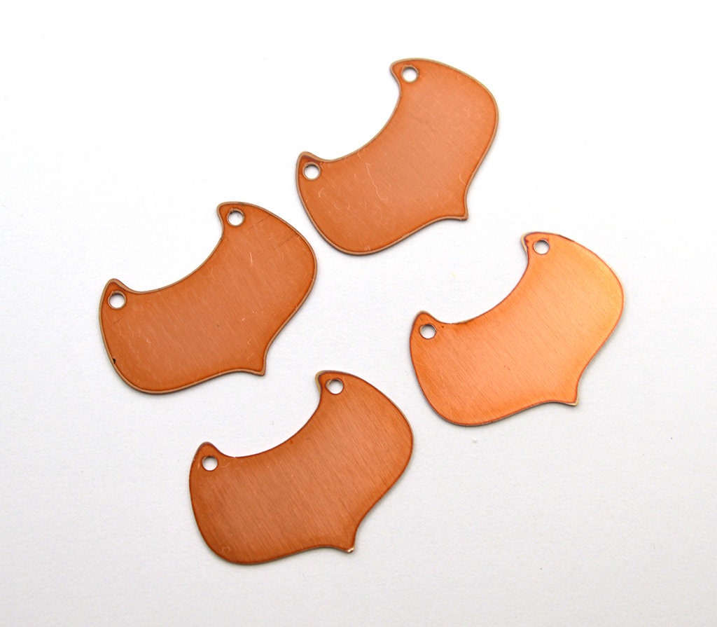 Copper Blanks - 109# Half circle copper blank , stamped, solid copper, round stamping blank, personalized , copper blank, raw copper