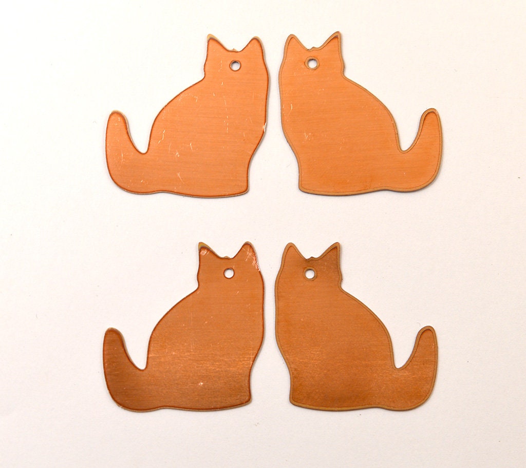 Copper Blanks - 133# Cat copper blank 35mm, 24 Gauge, Solid