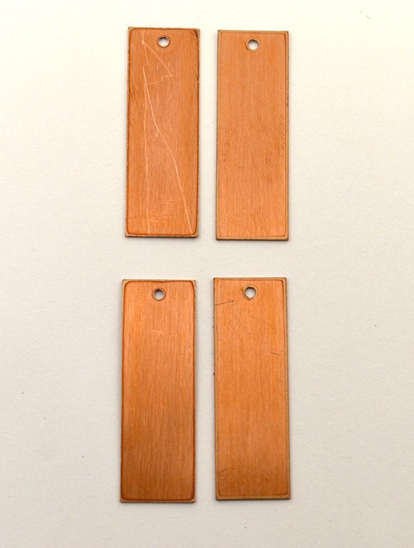 Copper Blanks - 162# Rectangle copper blank , 45mm