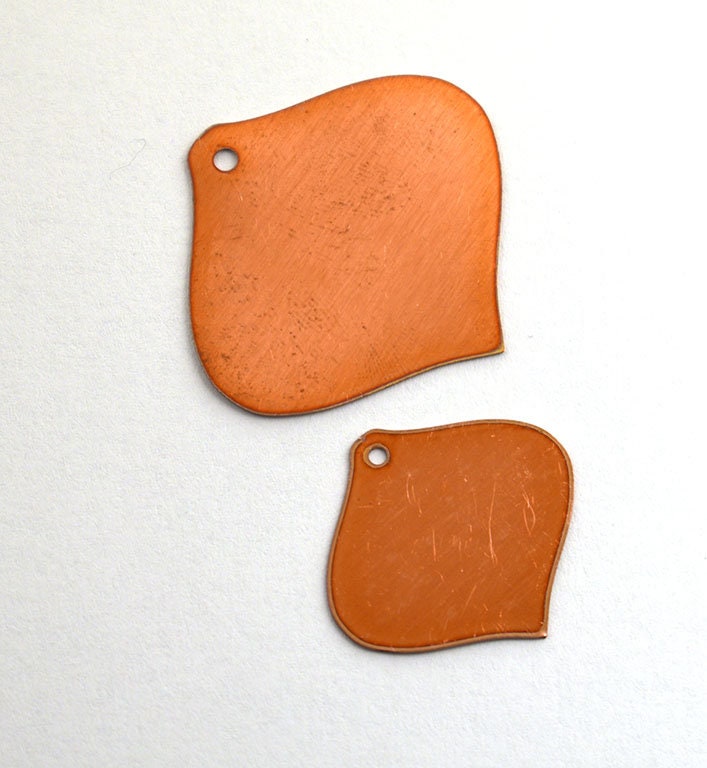 Copper Blanks - 104# Drop Copper blank 24 Gauge, Solid