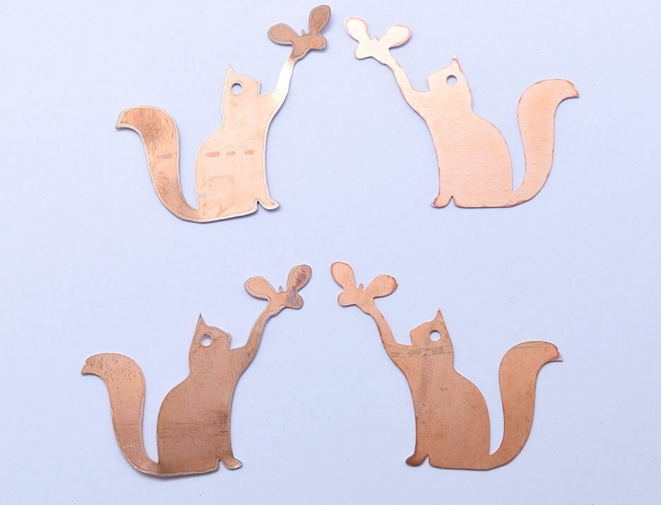 Copper Blanks - 47# Cat copper blank - 24 Gauge, Solid