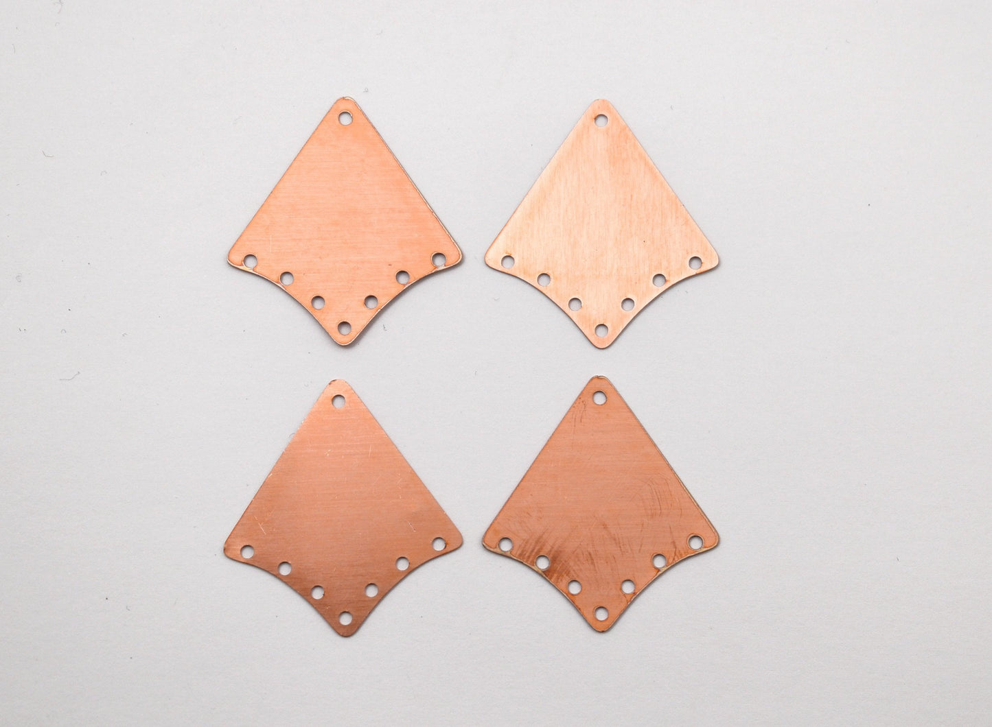 Copper Blanks - 195# Triangle copper blank - 24 Gauge, Solid
