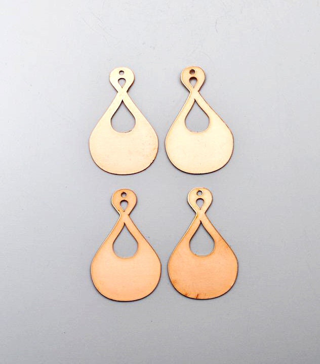 Copper Blanks - 253# Drop copper blank - 24 Gauge, Solid