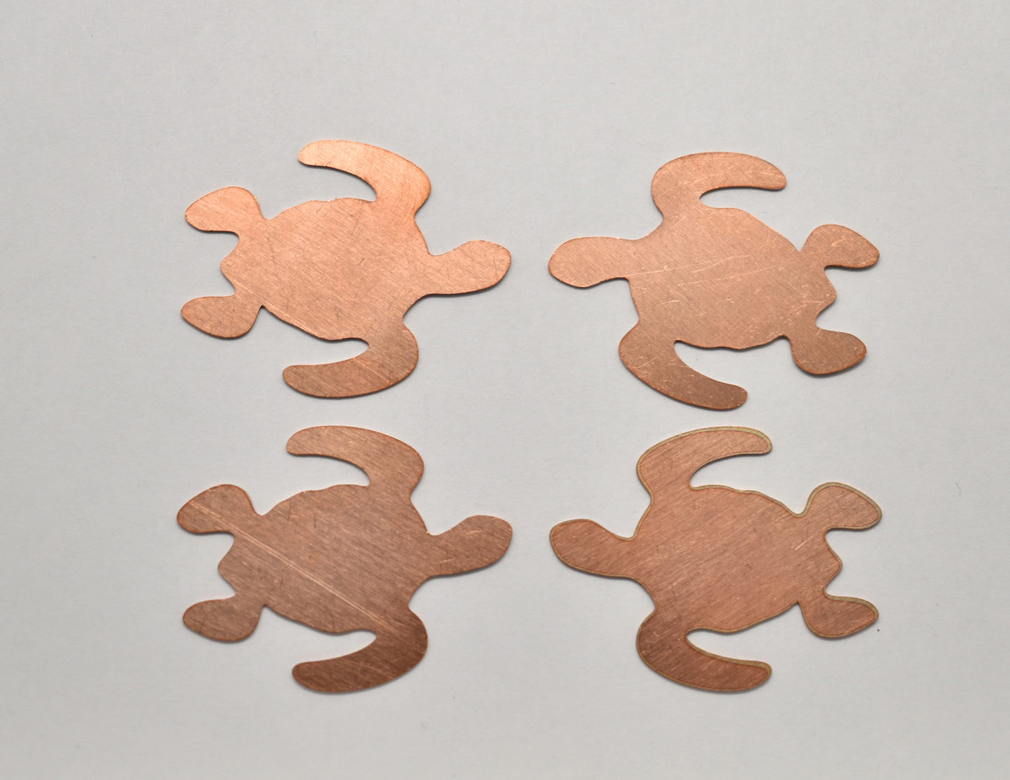 Copper Blanks - 275# Turtle copper blank , stamped enamel , solid copper, stamping blank, personalized , copper blank, raw copper