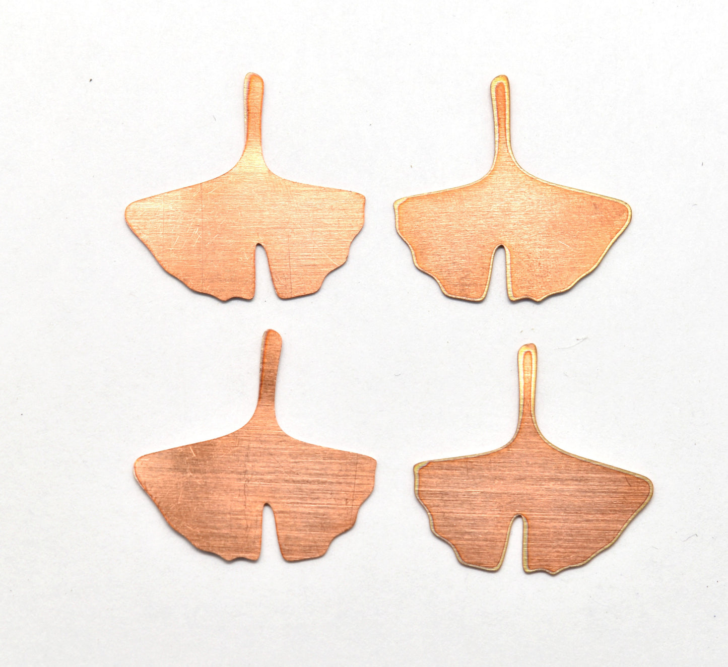 Copper Blanks - 261# leaf copper blank , stamped enamel , solid copper, stamping blank, personalized , copper blank, raw copper