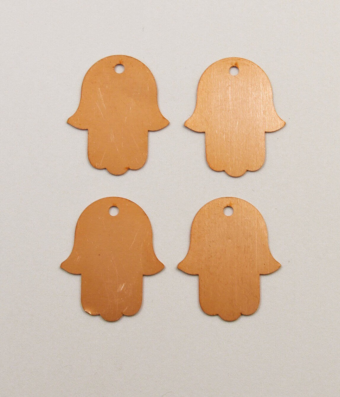 Copper Blanks - 23# Hamsa copper blank - 24 Gauge, Solid