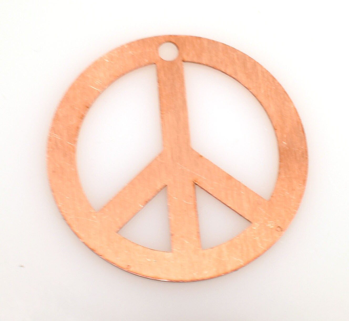 Copper Blanks - 313# Peace copper blank , stamped enamel , solid copper, stamping blank, personalized , copper blank, raw copper