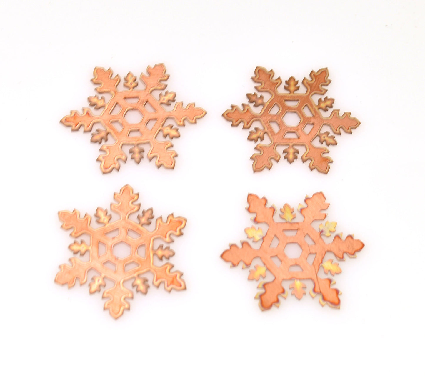 Copper - Sale 319# 30mm Snowflake copper blank , stamped enamel , solid copper, stamping blank, personalized copper blank, raw copper