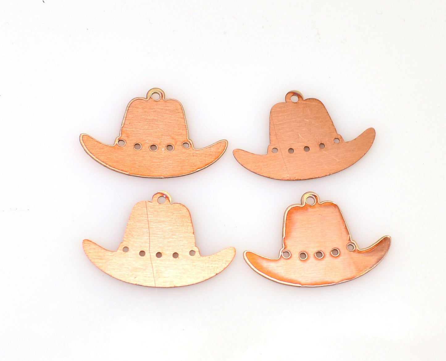 Copper Blanks - 376# Cowboy Hat copper blank 24 Gauge, Solid