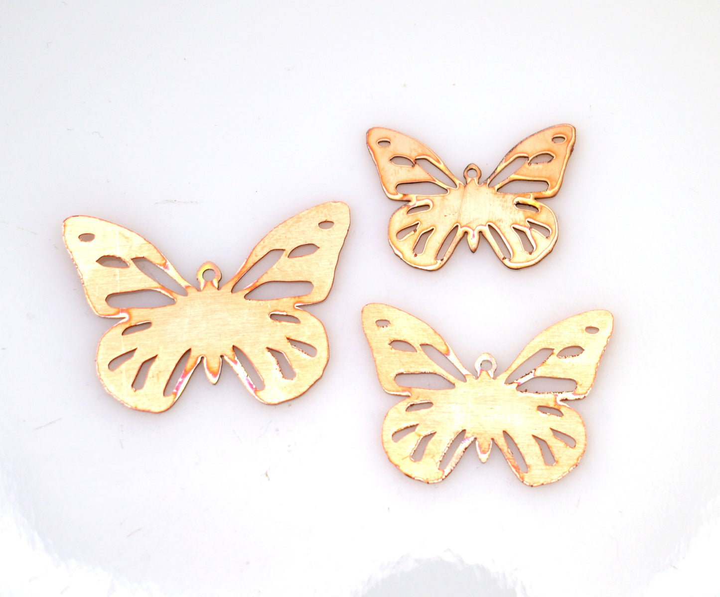 Copper Blanks - 370# Butterfly copper blank 24 Gauge, Solid