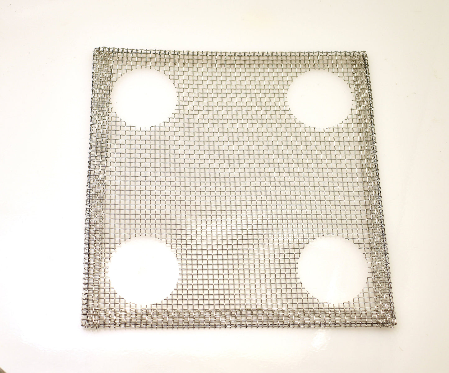 Enameling Supplies 0.5mm strong high quality Wire mesh net 6*6 with 4 holes for Torch Fired Enameling