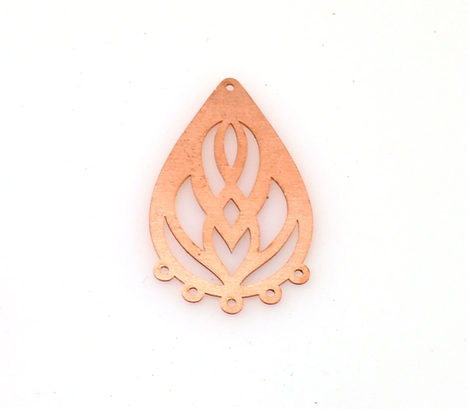 Copper Blanks - 453# Drop Copper blank - 24 Gauge, Solid