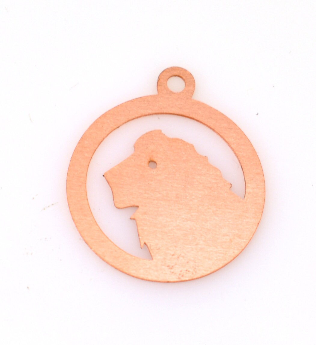 Copper Blanks - 518# Zodiac Signs Copper blank - 24 Gauge, Solid