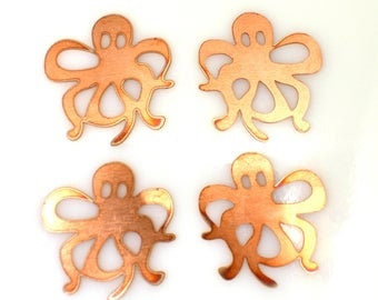 Copper Blanks - Sea Animals copper blank - 24 Gauge, Solid