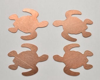 Copper Blanks - Sea Animals copper blank - 24 Gauge, Solid