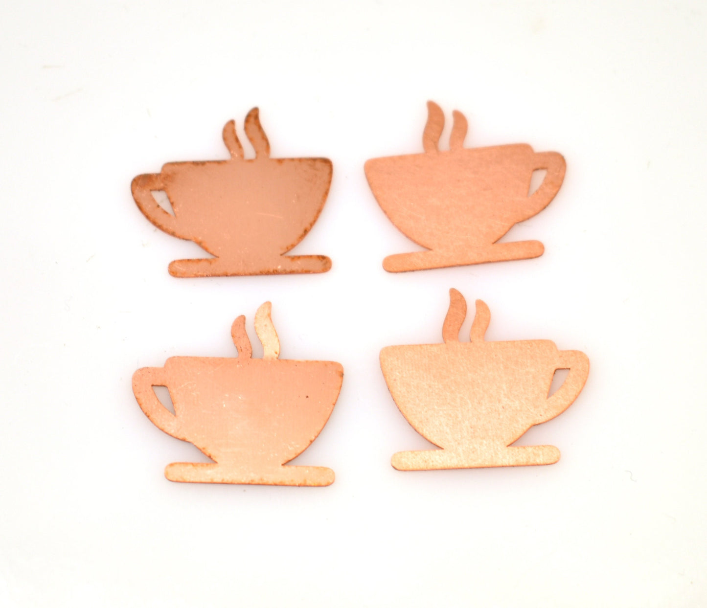 Copper Blanks - 588# New - Cup Copper blank , stamped enamel , solid copper, stamping blank, personalized copper blank, raw copper