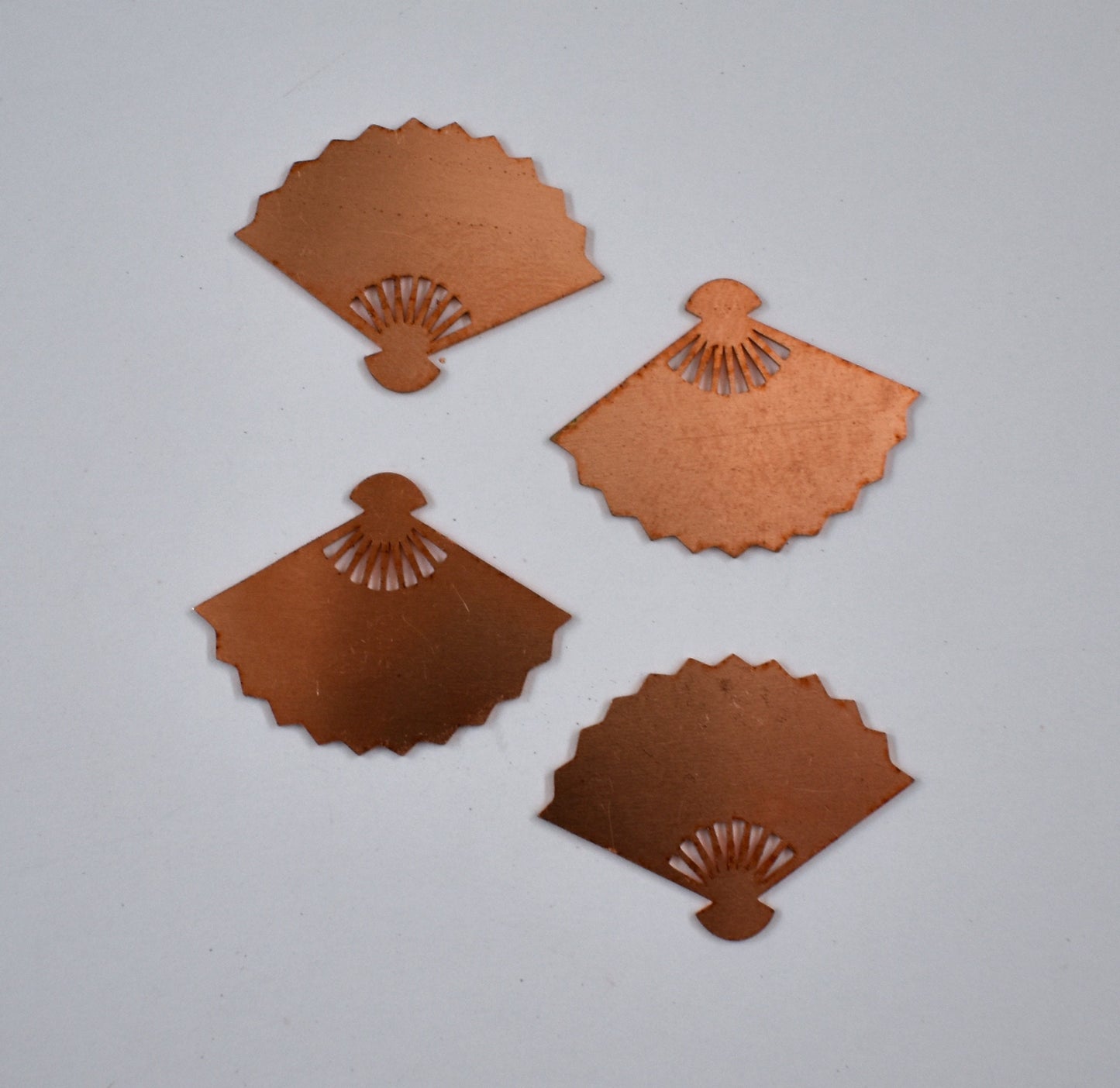 Copper Blanks - 631# Fan copper blank - 24 Gauge, raw Solid
