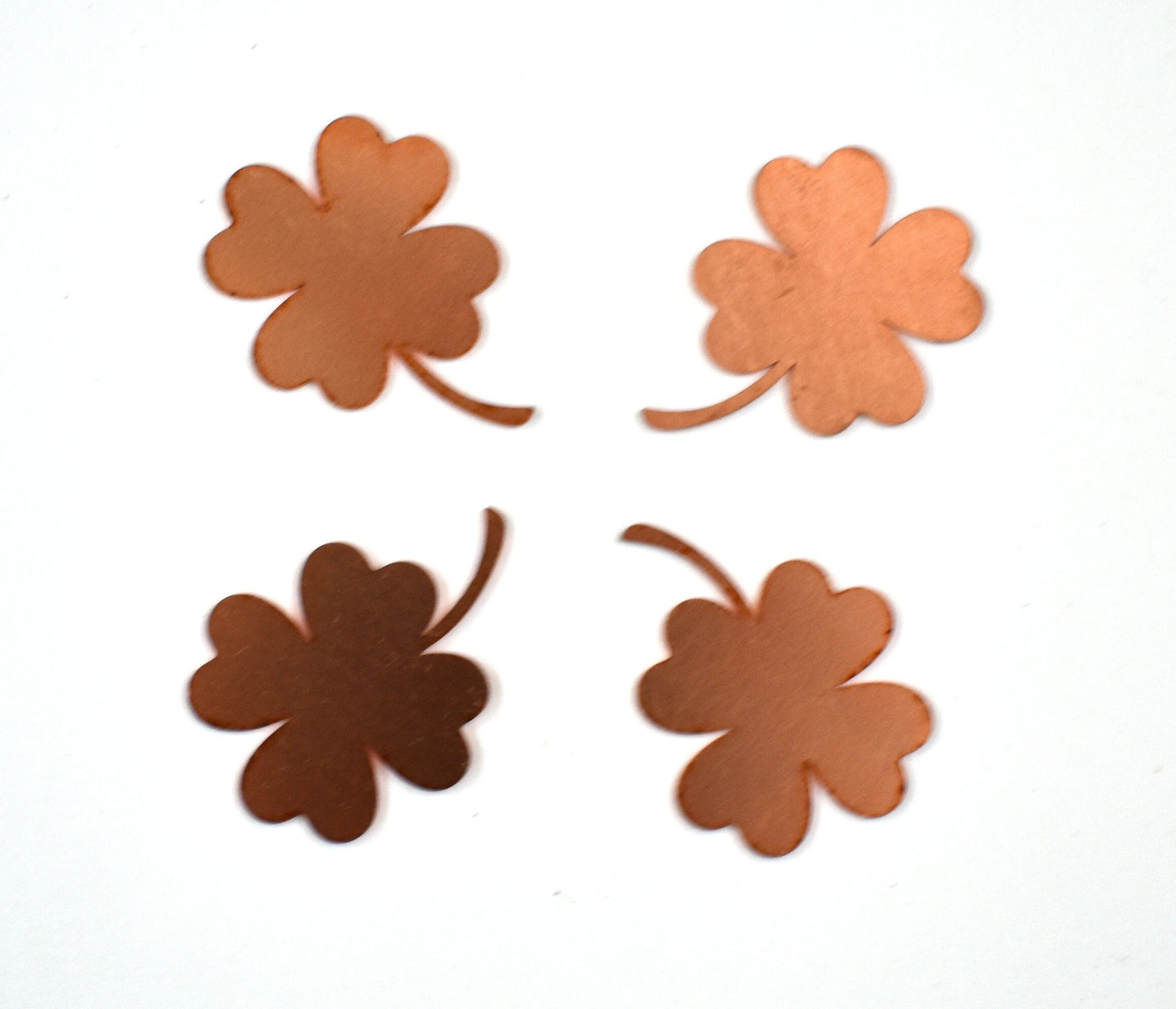 Copper Blanks - 632# Clover copper blank - 24 Gauge, raw Solid