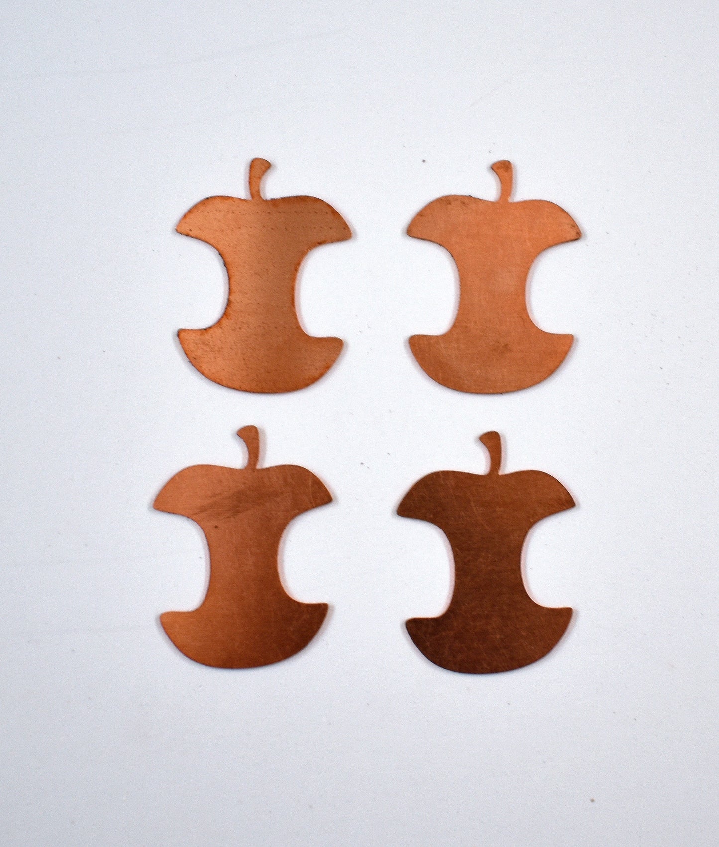 Copper Blanks - 624# Eaten Apple copper blank - 24 Gauge, raw Solid