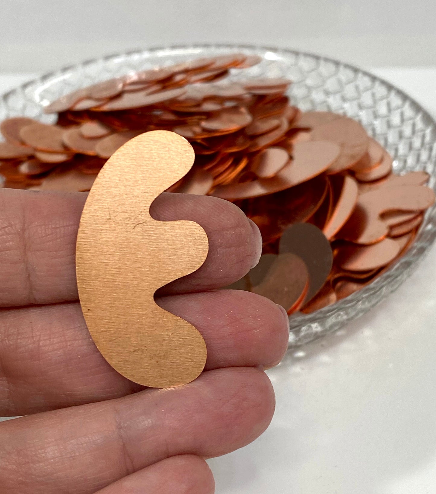 Copper Blanks - 666# Copper blank , stamped solid copper, round stamping blank, personalized copper blank, raw copper