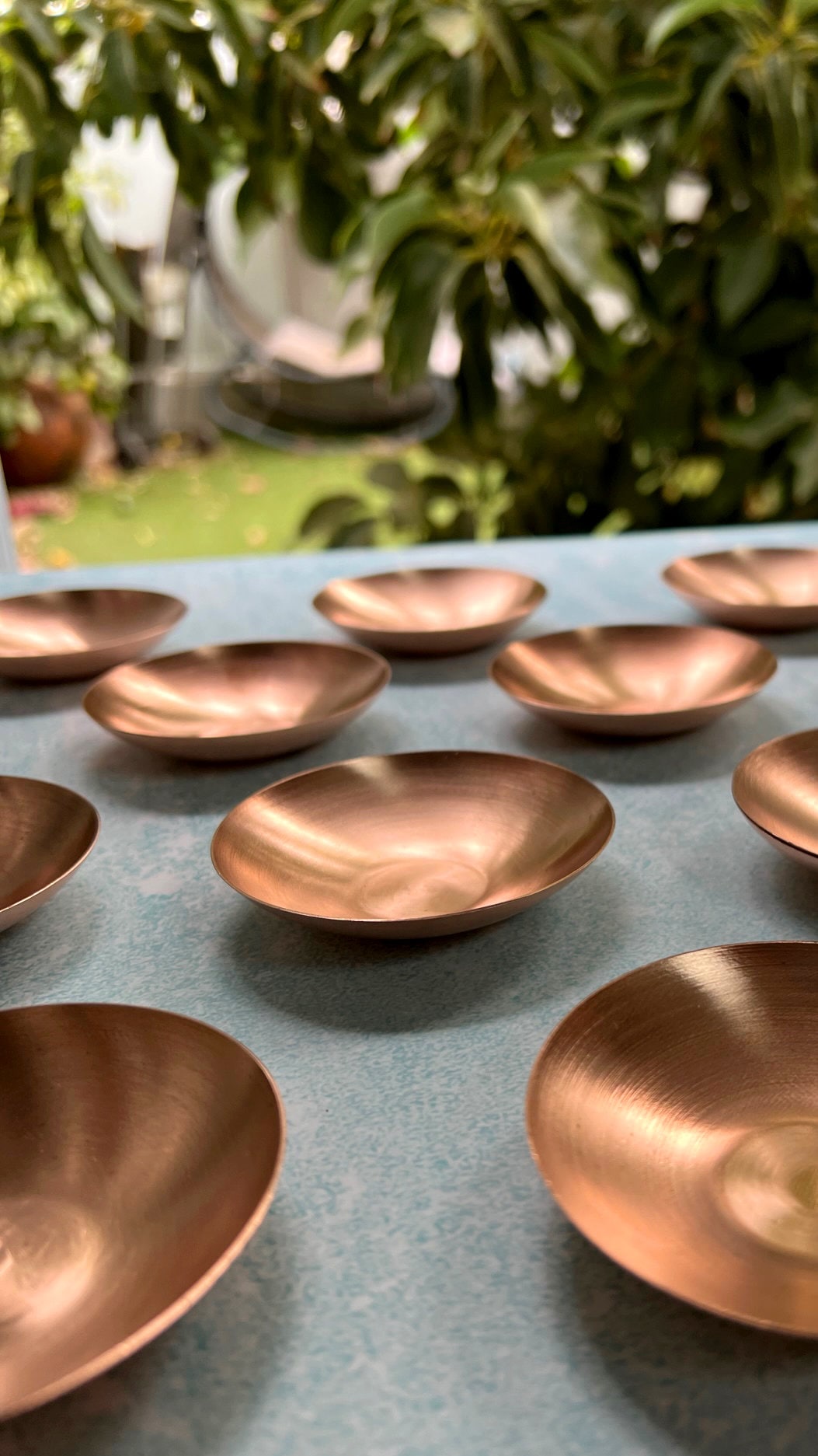 Copper Solid Bowl #1 - Raw Copper, Size 76mm diameter\3" 20ga - 0.8mm