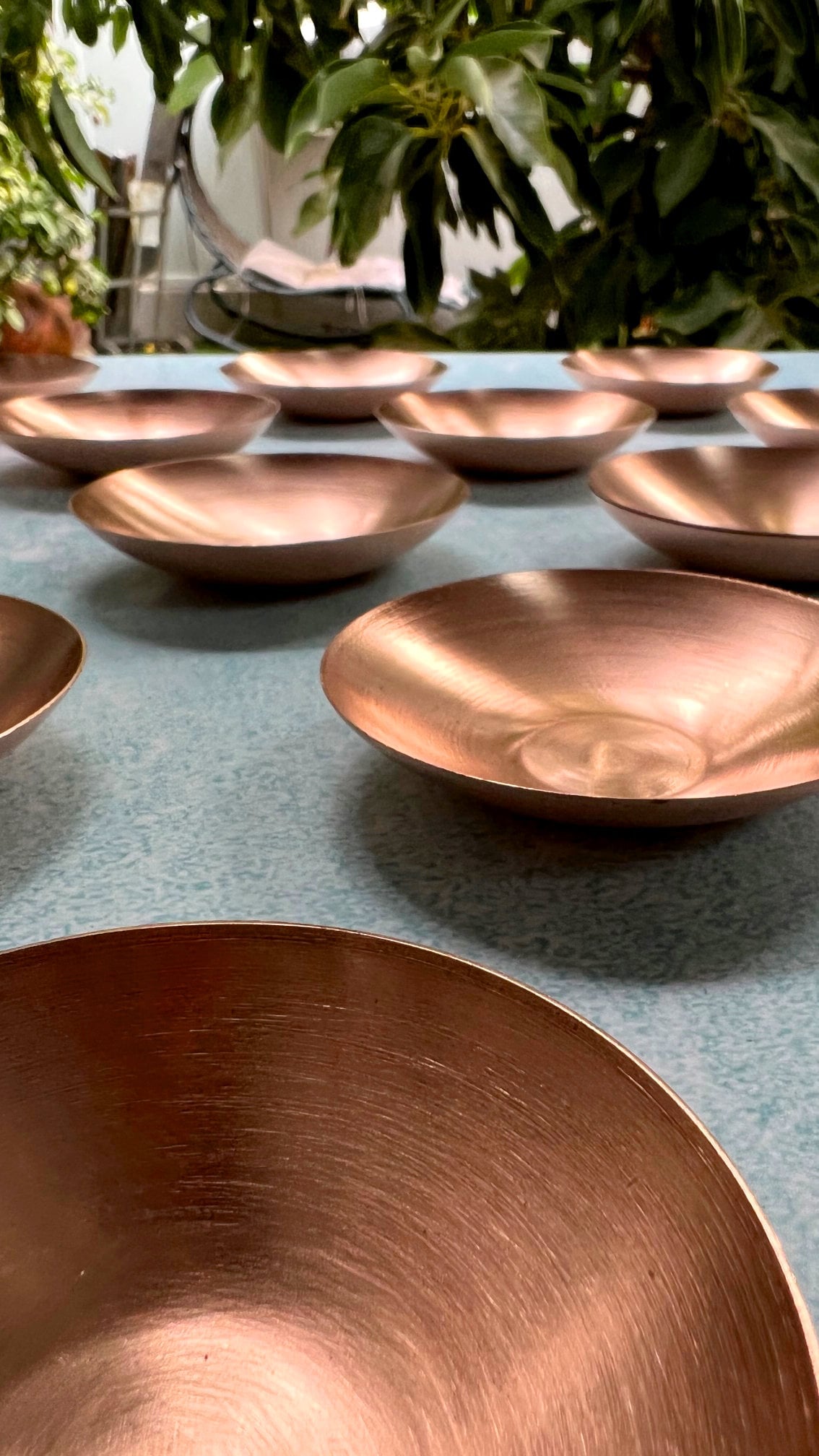Copper Solid Bowl #1 - Raw Copper, Size 76mm diameter\3" 20ga - 0.8mm