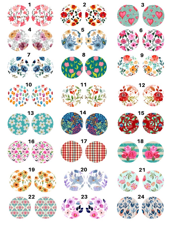 Decals, Circle Ceramic decals - Enamel Decal - Fusible Decal - Glass Fusing Decal ~ Waterslide Decal 4011