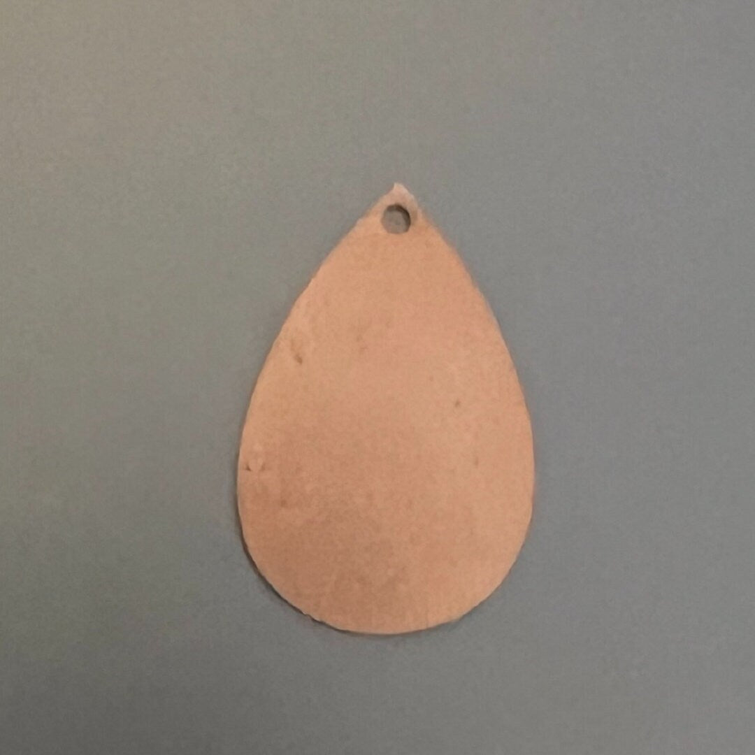 Copper Blanks - 860# Drop for Decal # Drop copper copper blank - 24 Gauge, Solid