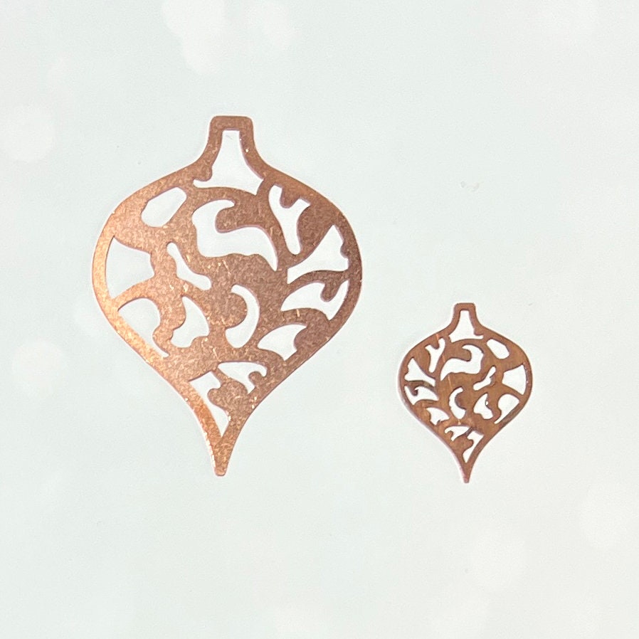 Copper Blanks - 317# Unique copper blank , stamped enamel , solid copper, stamping blank, personalized copper blank, raw copper