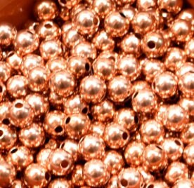 Copper Blanks - Solid Raw Copper beads for enameling 3mm, 6mm, 7mm, 8mm, 9mm and Earrings