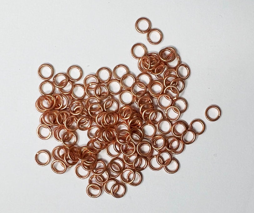 Copper Blanks - Solid Raw Copper beads for enameling 3mm, 6mm, 7mm, 8mm, 9mm and Earrings