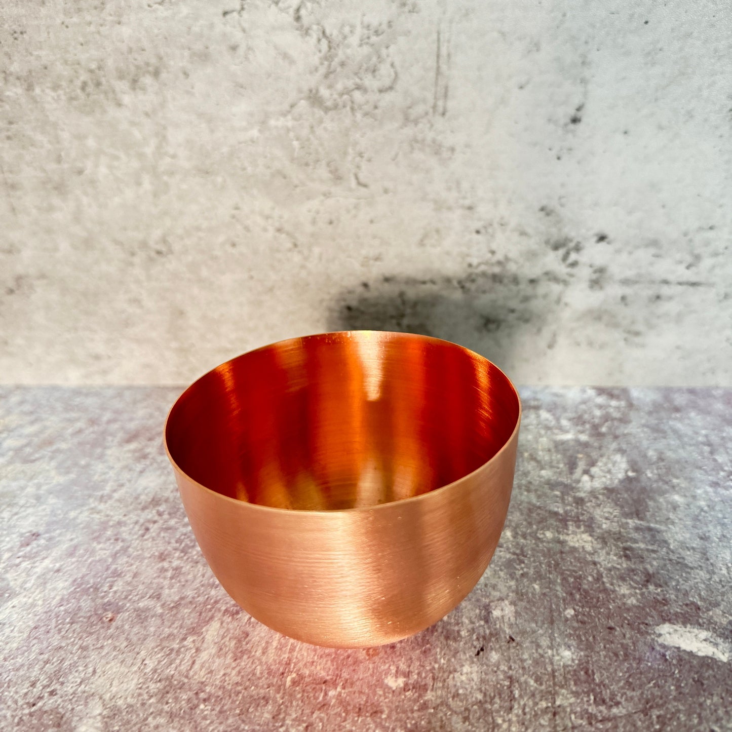 Copper Blanks - Raw Copper Solid Bowl #3 size 90mm diameter\3.5" 20ga - 0.8mm thickness, height 2.5 in