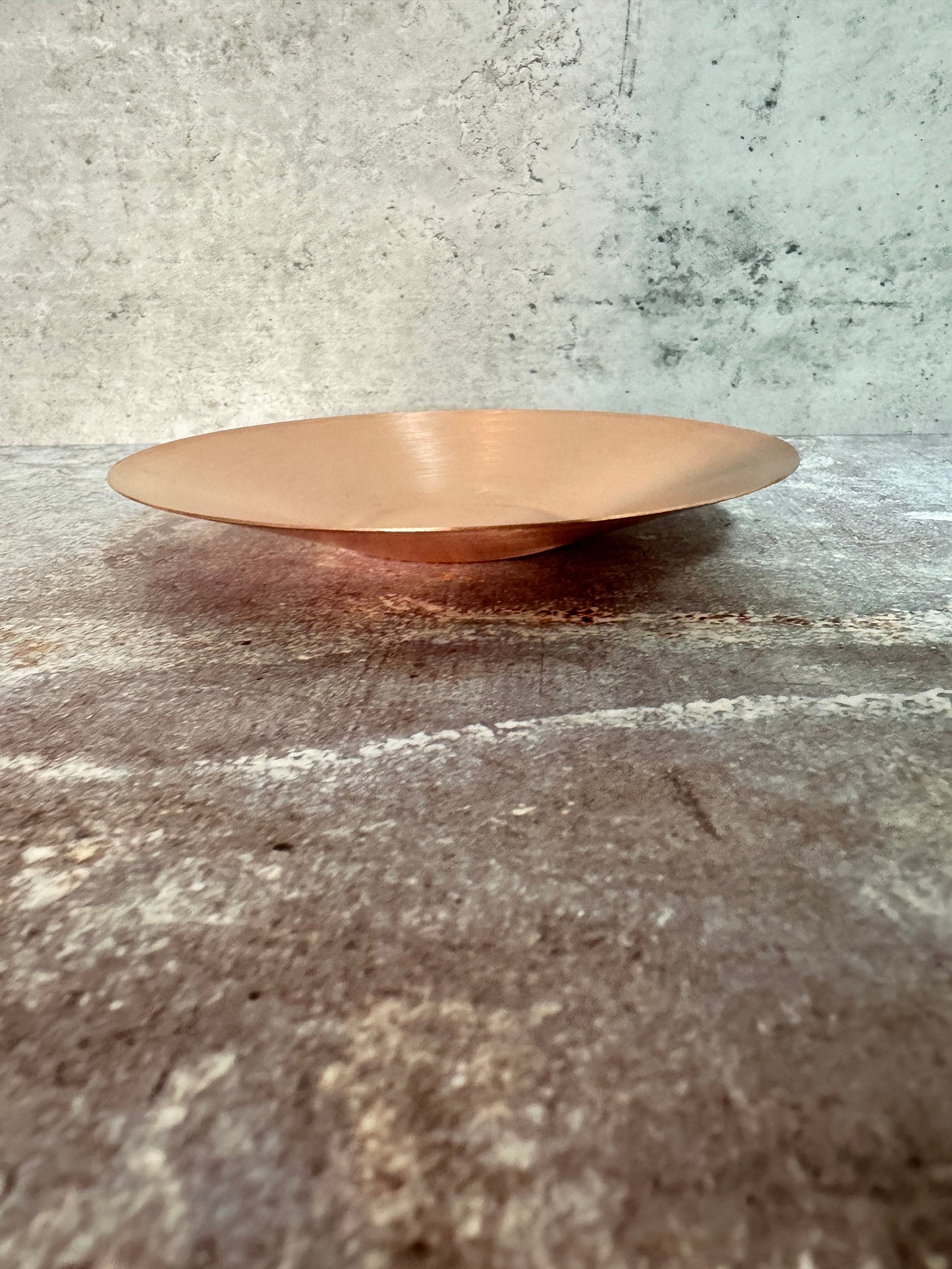 Copper Blanks - Raw Copper Solid Plate #5 size 150mm diameter\6" 21ga - 0.7mm thickness, height 0.75 in
