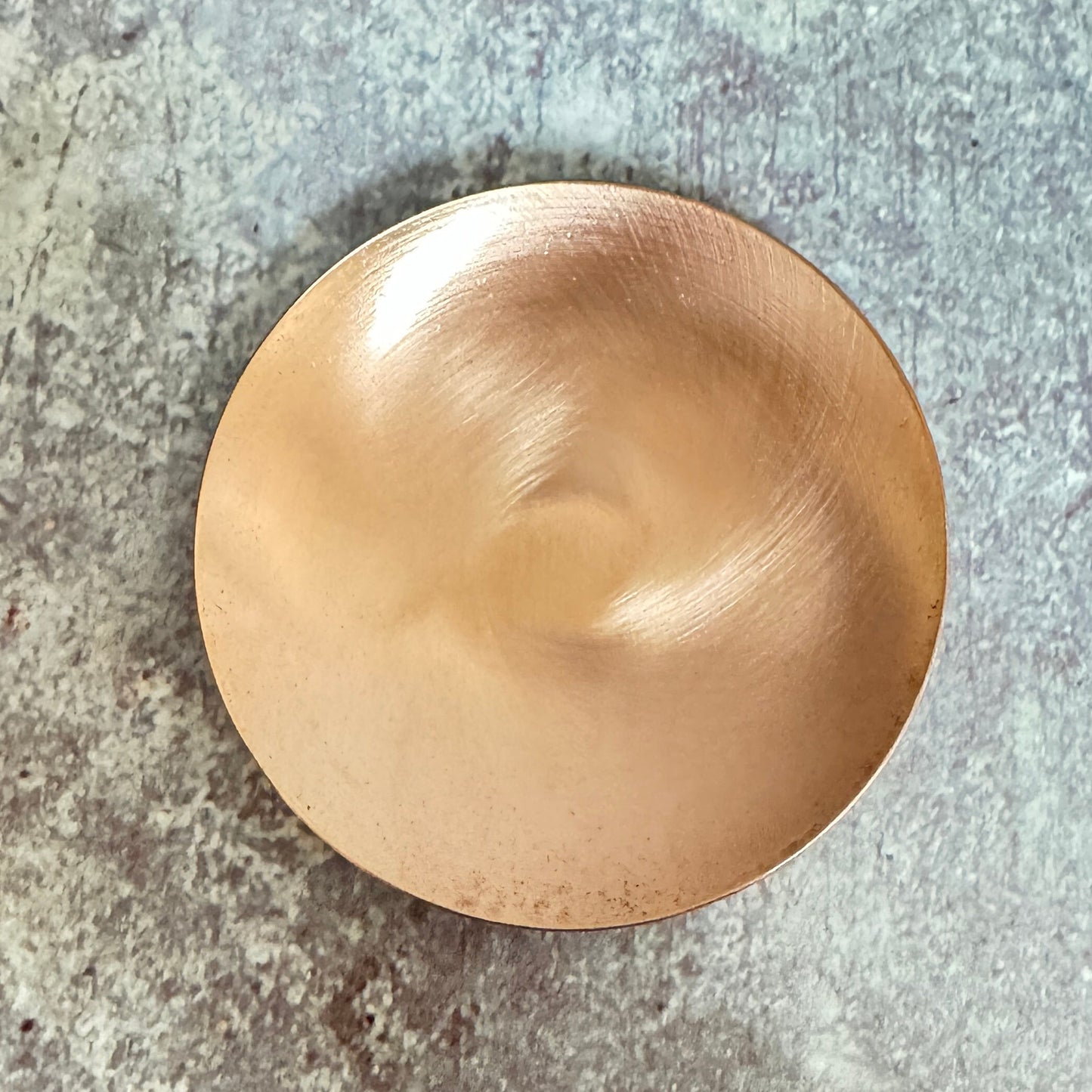 Copper - Solid Bowl , Raw Finish, 22ga Thickness