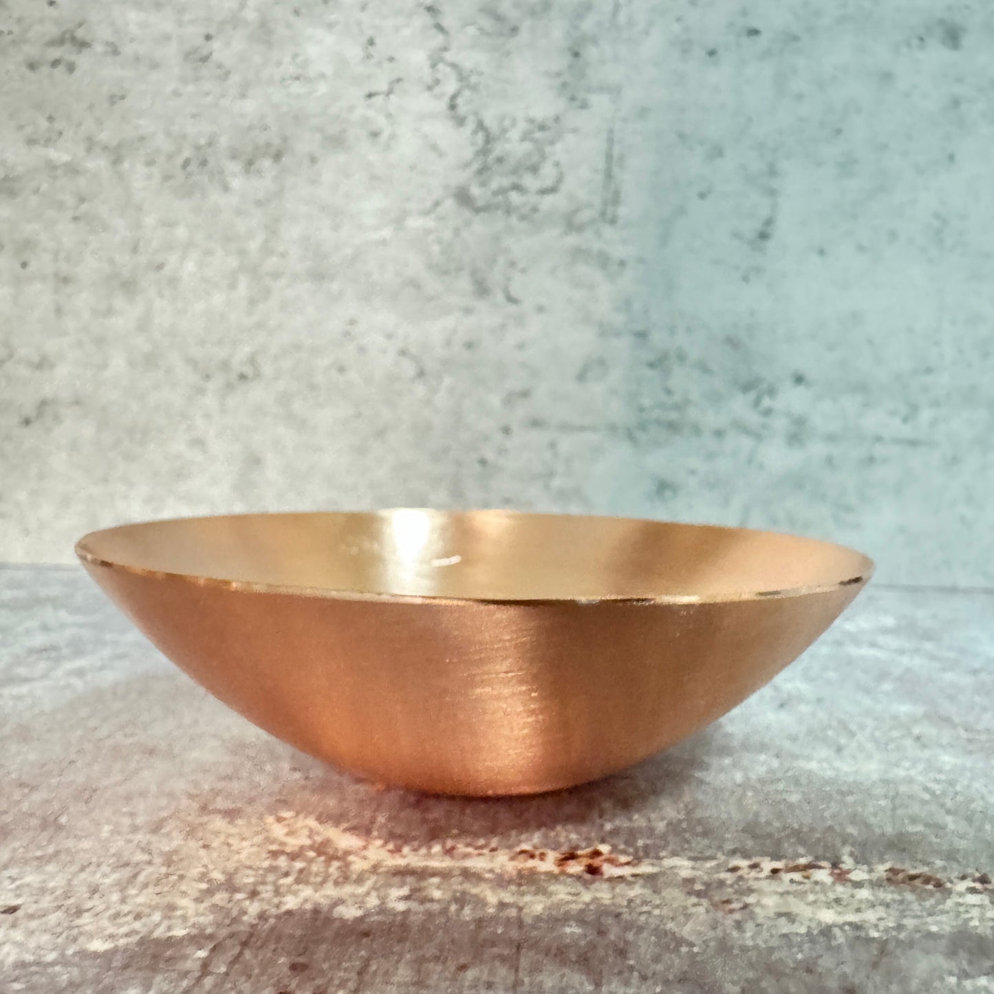 Copper - Solid Bowl , Raw Finish, 22ga Thickness