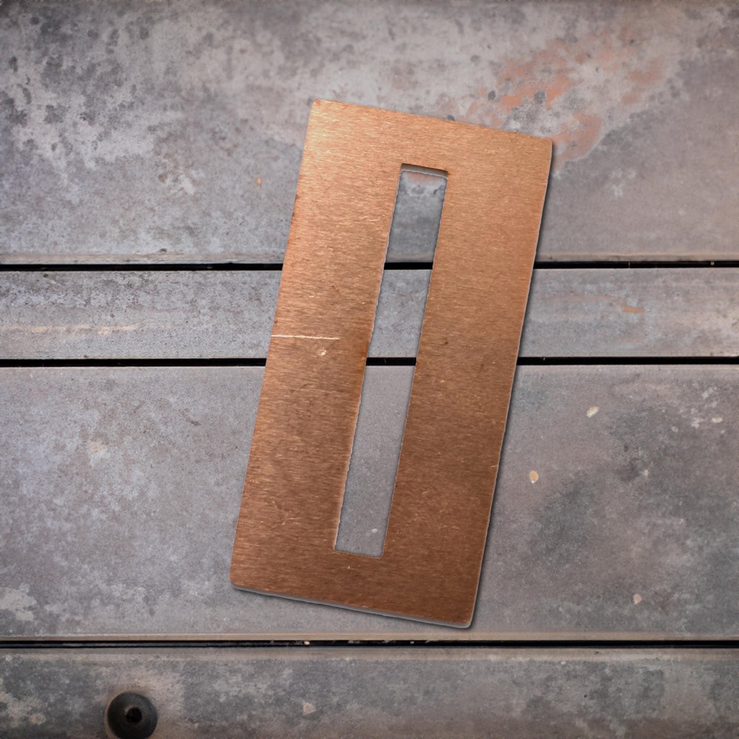 Copper Blanks - 829# Rectangle copper blank , stamped solid copper, stamping blank, personalized , copper blank, raw copper