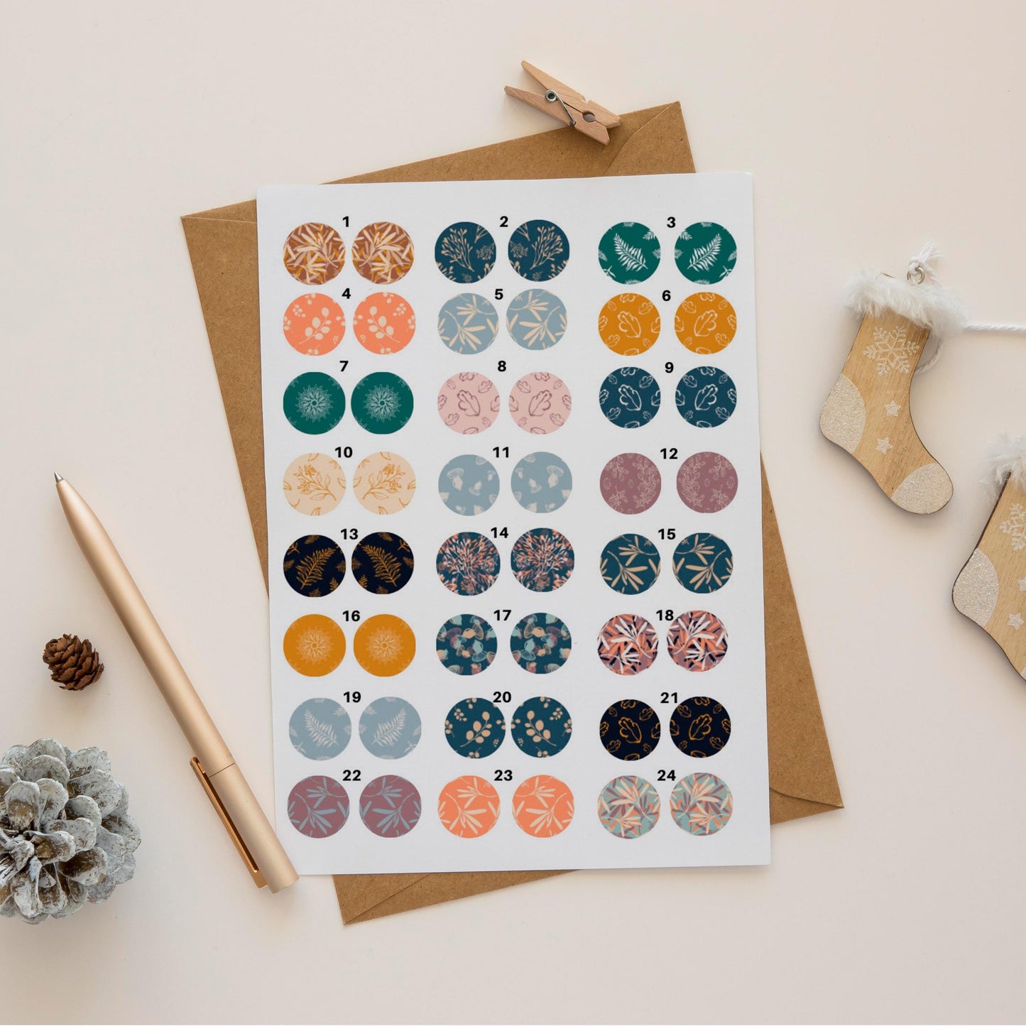 Decals, Circle Ceramic decals - Enamel Decal - Fusible Decal - Glass Fusing Decal ~ Waterslide Decal 5001