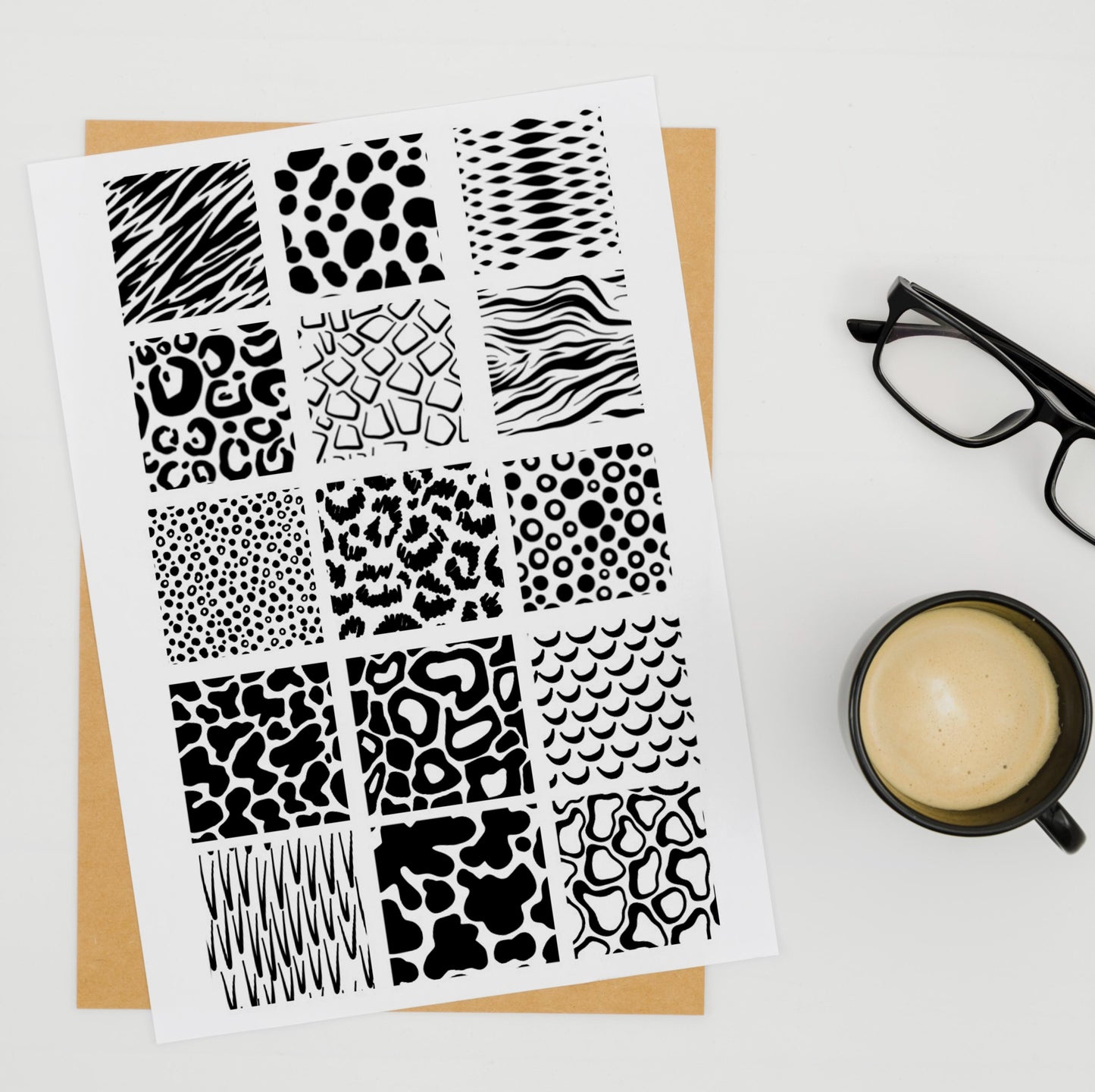 Decals, Doodles Ceramic decals - Enamel Decal - Fusible Decal - Glass Fusing Decal ~ Waterslide Decal 4006