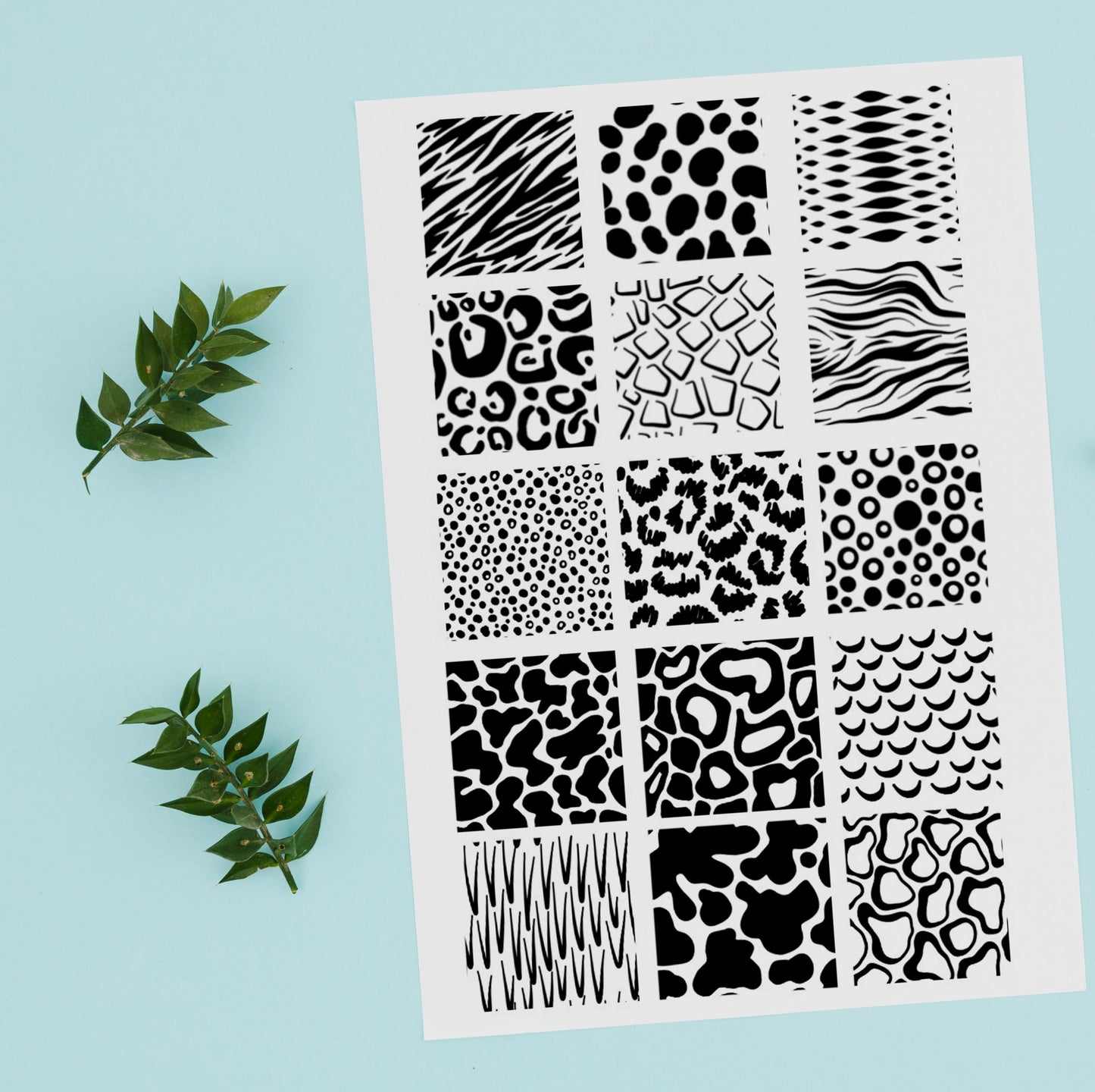 Decals, Doodles Ceramic decals - Enamel Decal - Fusible Decal - Glass Fusing Decal ~ Waterslide Decal 4006