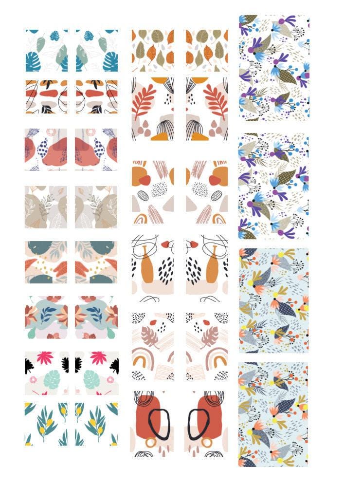 Decals, Abstract Ceramic decals - Enamel Decal - Fusible Decal - Glass Fusing Decal ~ Waterslide Decal - 5002