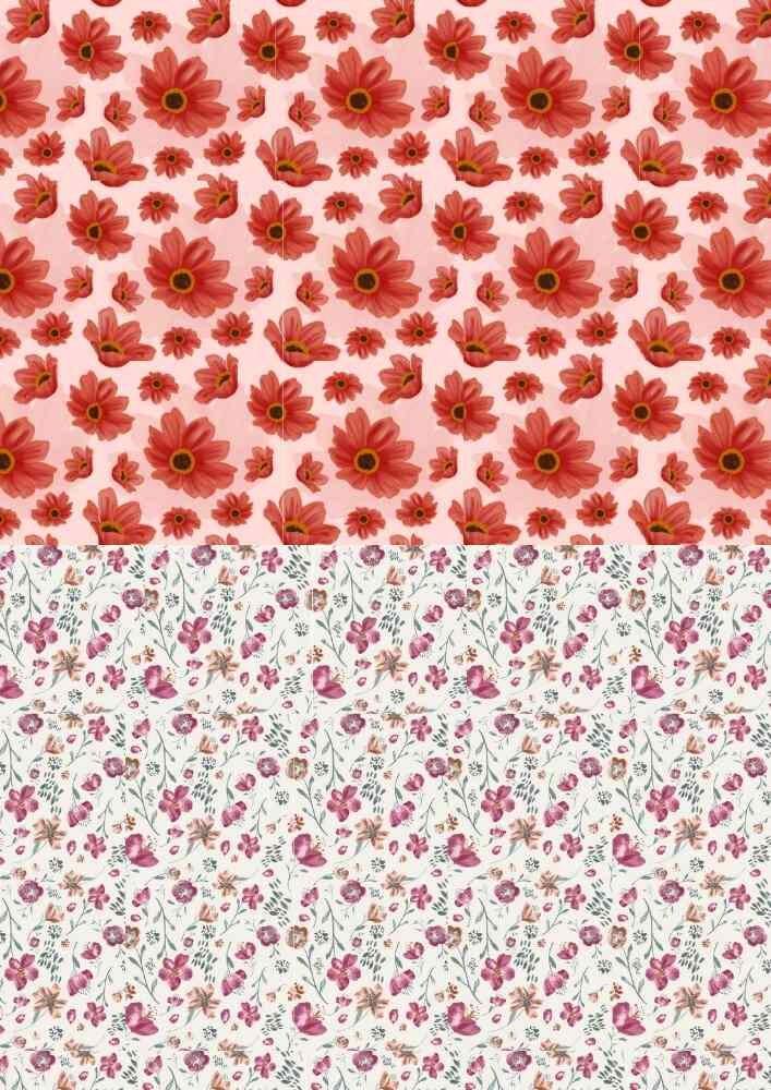 Fusible Glass Decals Set, Ceramic Enamel Waterslide Decals 1011