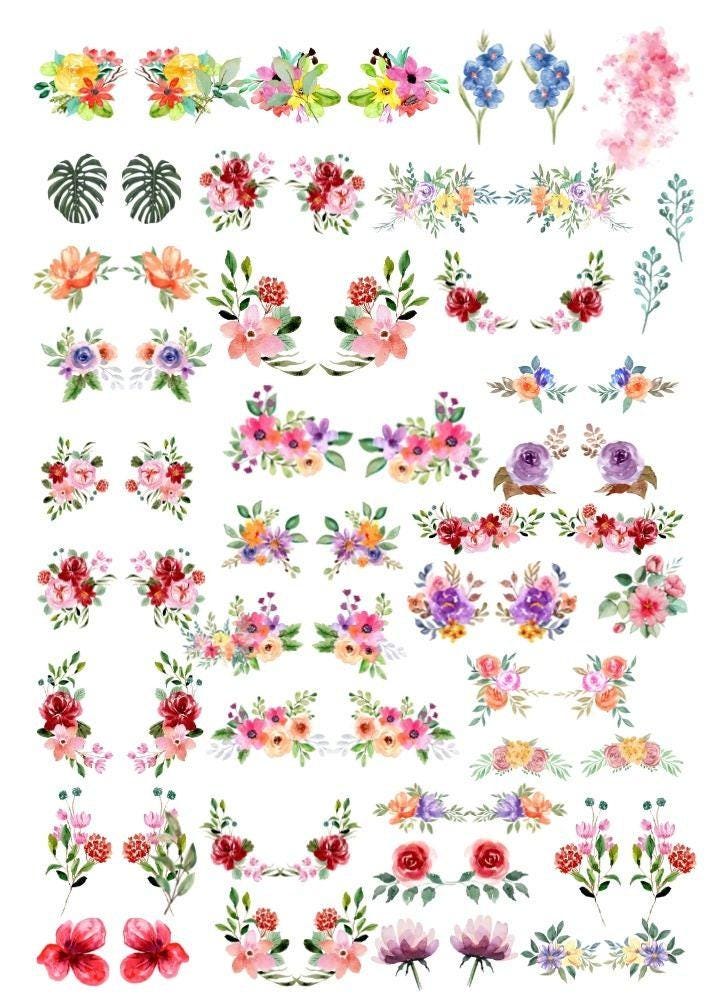 Decals, Ceramic decals - Enamel Decal - Fusible Decal - Glass Fusing Decal ~ Waterslide Decal - 3012