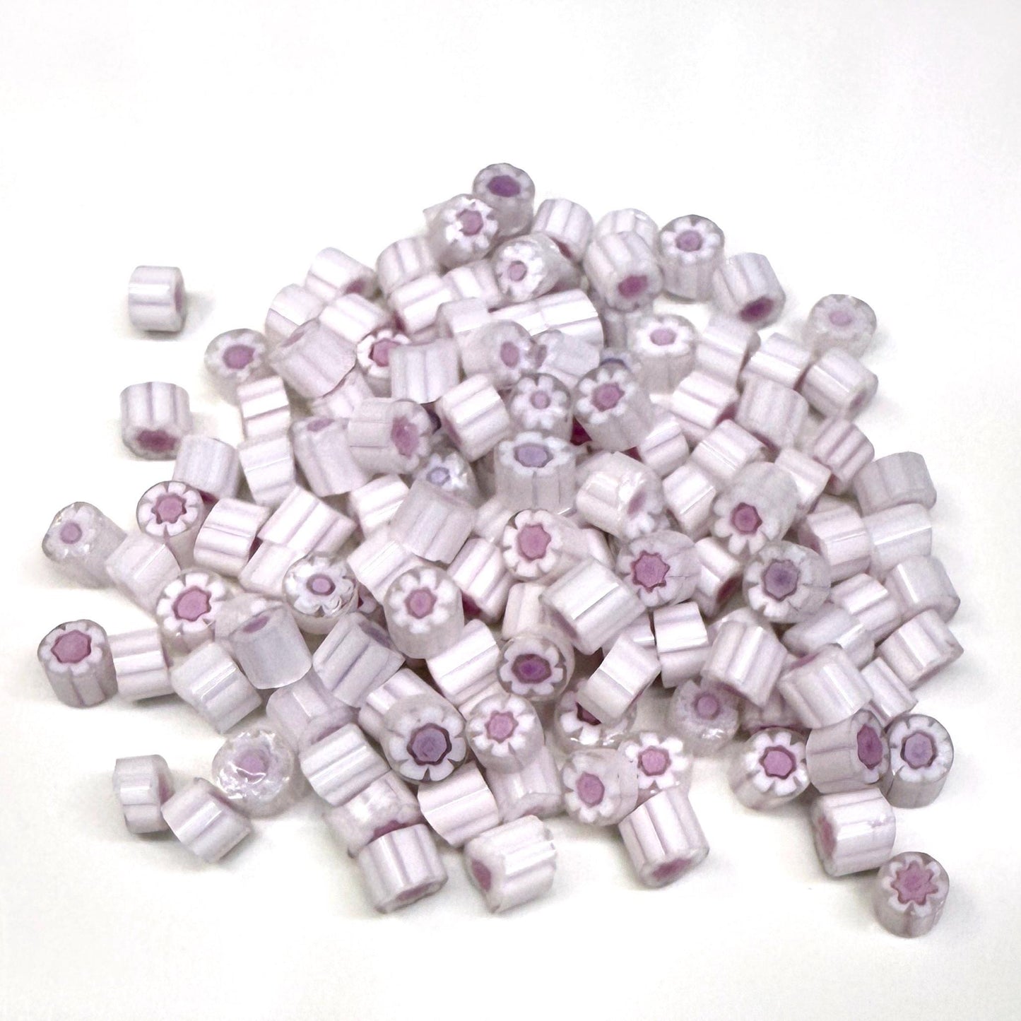 Glass Murrini – 1oz (28g) | COE 104 | Lampwork, Enameling, Fusing, Jewelry Supplies - M623- between 90-140 pcs 5-6mm