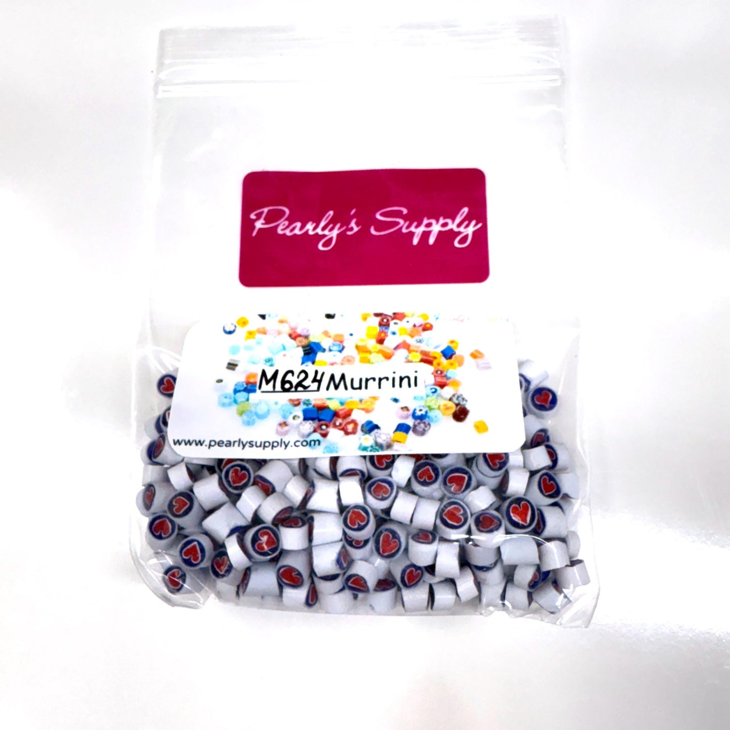 Glass Murrini – 1oz (28g) | COE 104 | Lampwork, Enameling, Fusing, Jewelry Supplies - M624- between 90-140 pcs 4-5mm